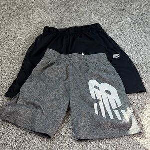 New Balance & Reebok Kids Athletic Shorts - Black and Gray